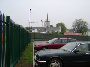 Ards Leisure Centre site: South view