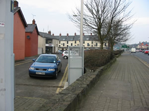 Ballymena North Road site: East view