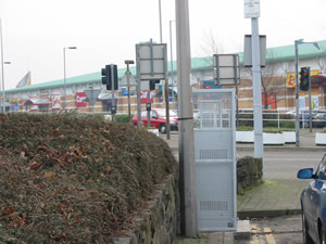 Ballymena North Road site: West view