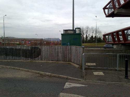 Belfast Westlink Roden Street site: North view