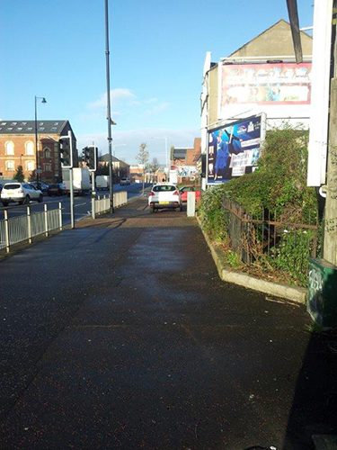 Belfast Ormeau Road site: North view