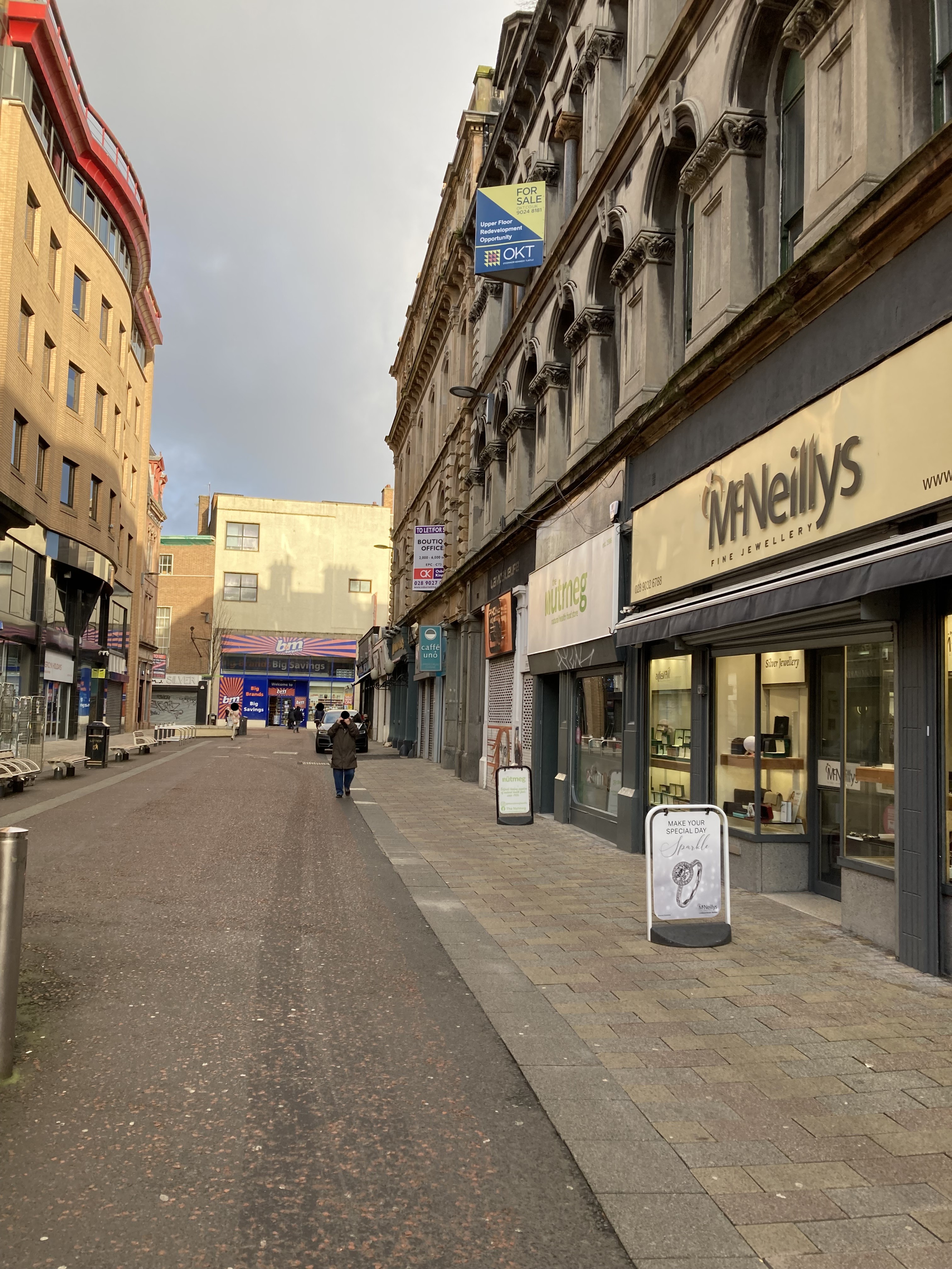 Belfast Centre site: West view