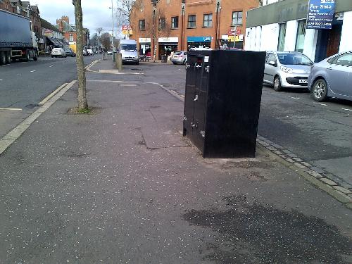 Belfast Newtownards Road site: West view