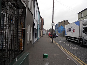 Newry Canal Street site: South view